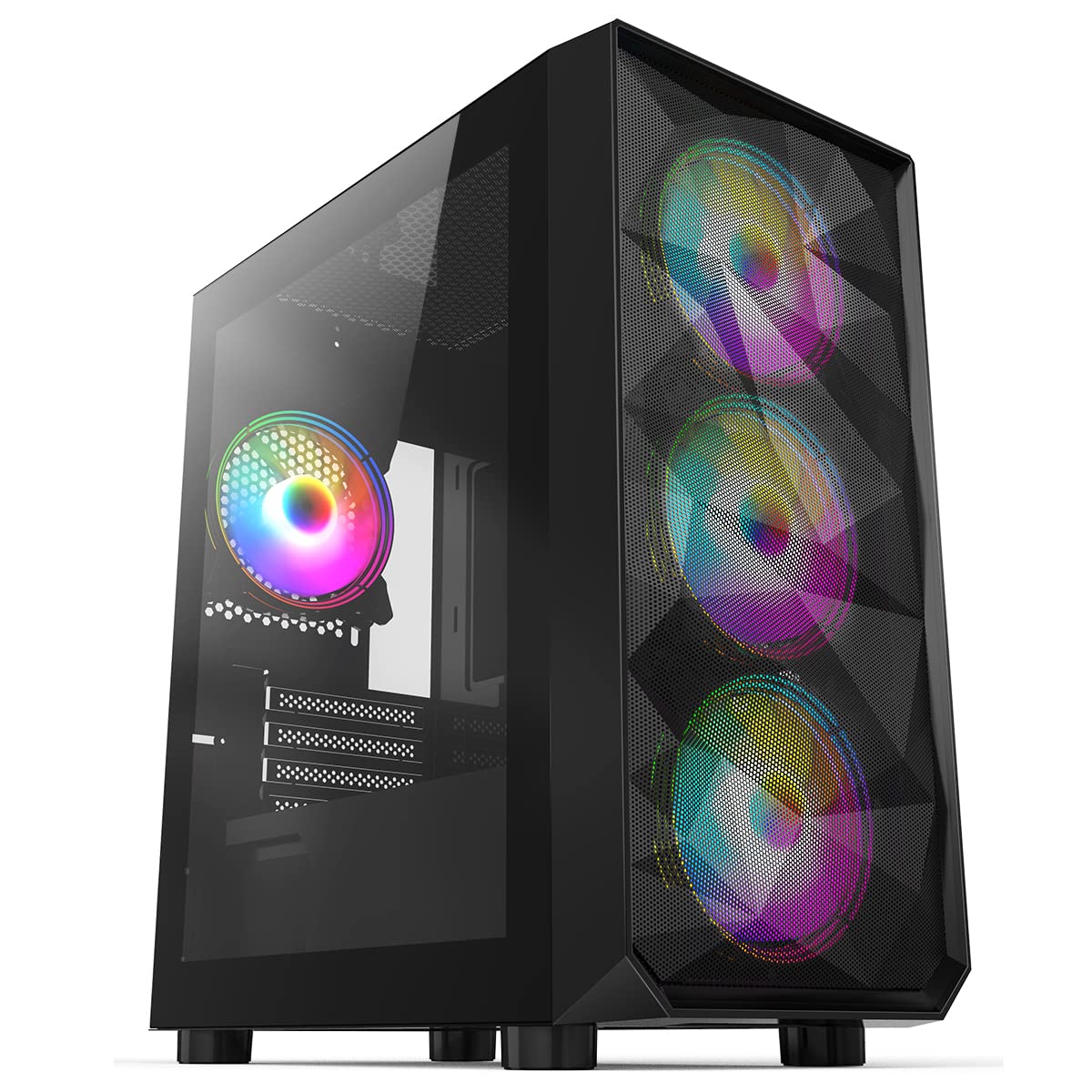 Ryzen 5 5600G, 16GB RAM, 1TB Storage, 128GB SSD Gaming PC - Black (ST1114)