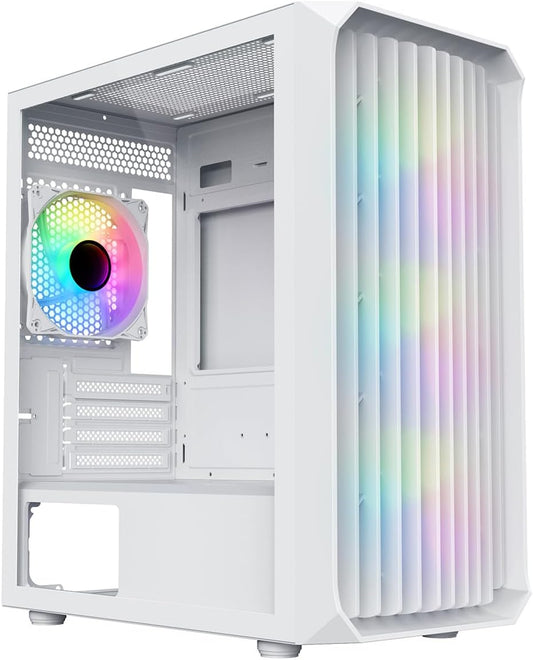 Ryzen 5 2400G, 16GB RAM, 1TB Storage, 128GB SSD Gaming PC - White (ST1121)