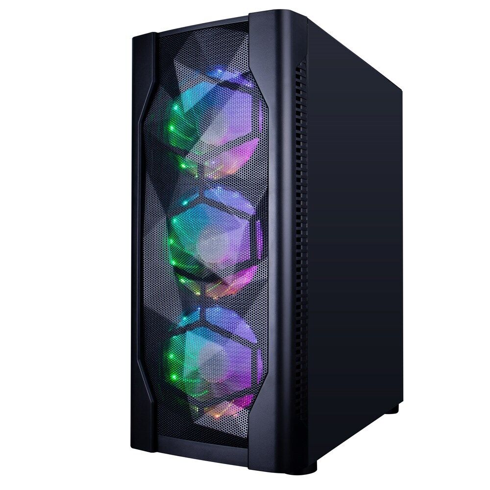 Ryzen 5 5600G, 16GB RAM, 1TB Storage, 128GB SSD Gaming PC - Black (ST1116)