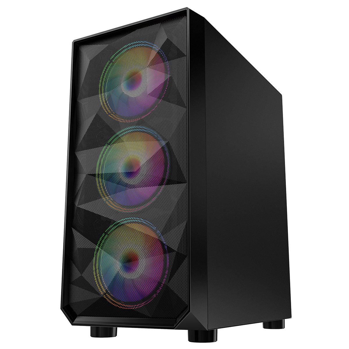 Ryzen 5 5600G, 16GB RAM, 1TB Storage, 128GB SSD Gaming PC - Black (ST1114)