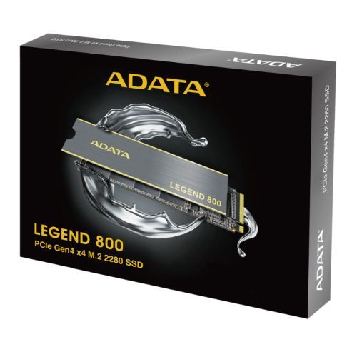 ADATA 1TB Legend 800 M.2 NVMe SSD, M.2 2280, PCIe Gen4, 3D NAND, R/W 3500/2200 MB/s