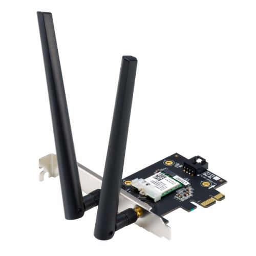 Asus (PCE-AX1800) AX1800 Wireless Dual Band PCI Express Wi-Fi 6 Adapter, Bluetooth 5.2, WPA3, OFDMA & MU-MIMO