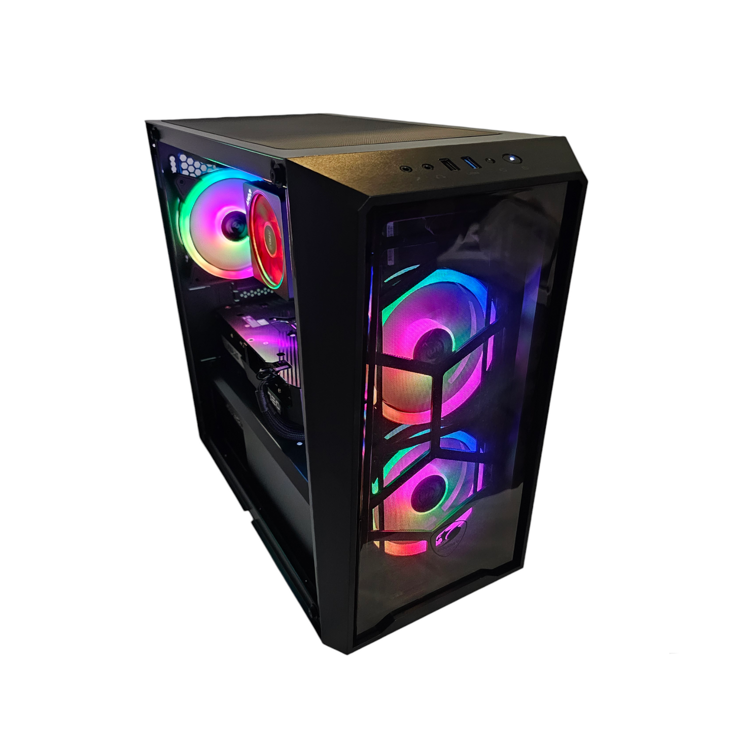 Black Mamba - Ryzen 7, 16GB RAM, RX 6600 XT, 1TB Storage, 128GB SSD Gaming PC - Black (ST1117)