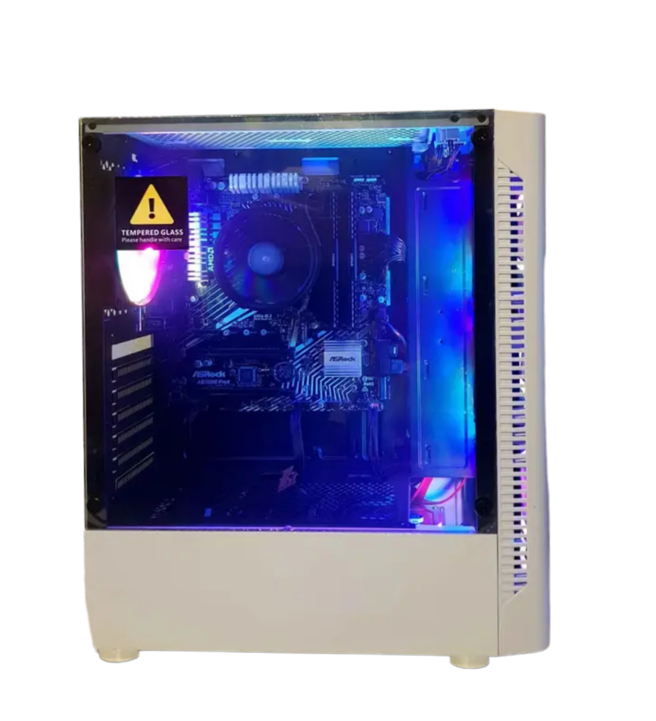 Ryzen 3 3200G, 16GB RAM, 1TB Storage, 128GB SSD Gaming PC - White (ST1144)