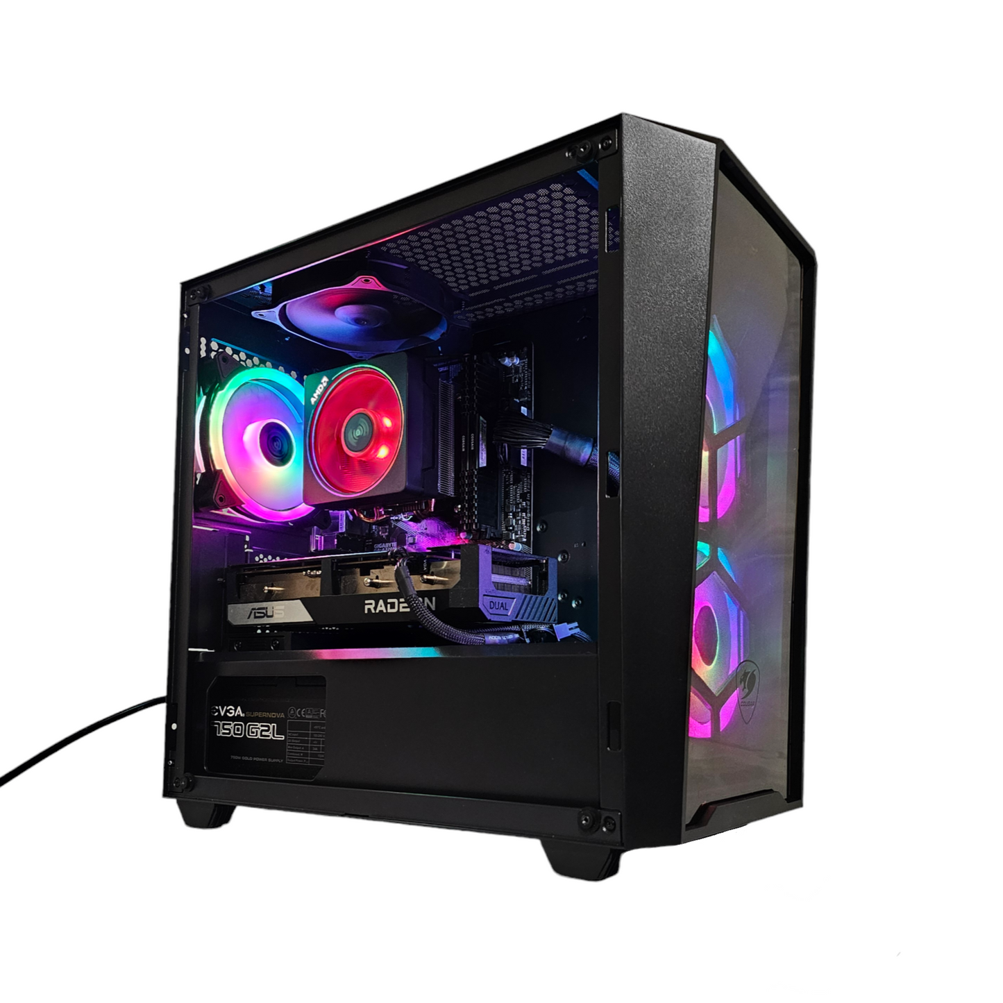 Black Mamba - Ryzen 7, 16GB RAM, RX 6600 XT, 1TB Storage, 128GB SSD Gaming PC - Black (ST1117)