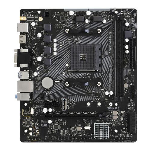 Asrock A520M-HVS Ryzen 5000 Series Ready AMD Socket AM4 Micro ATX Motherboard