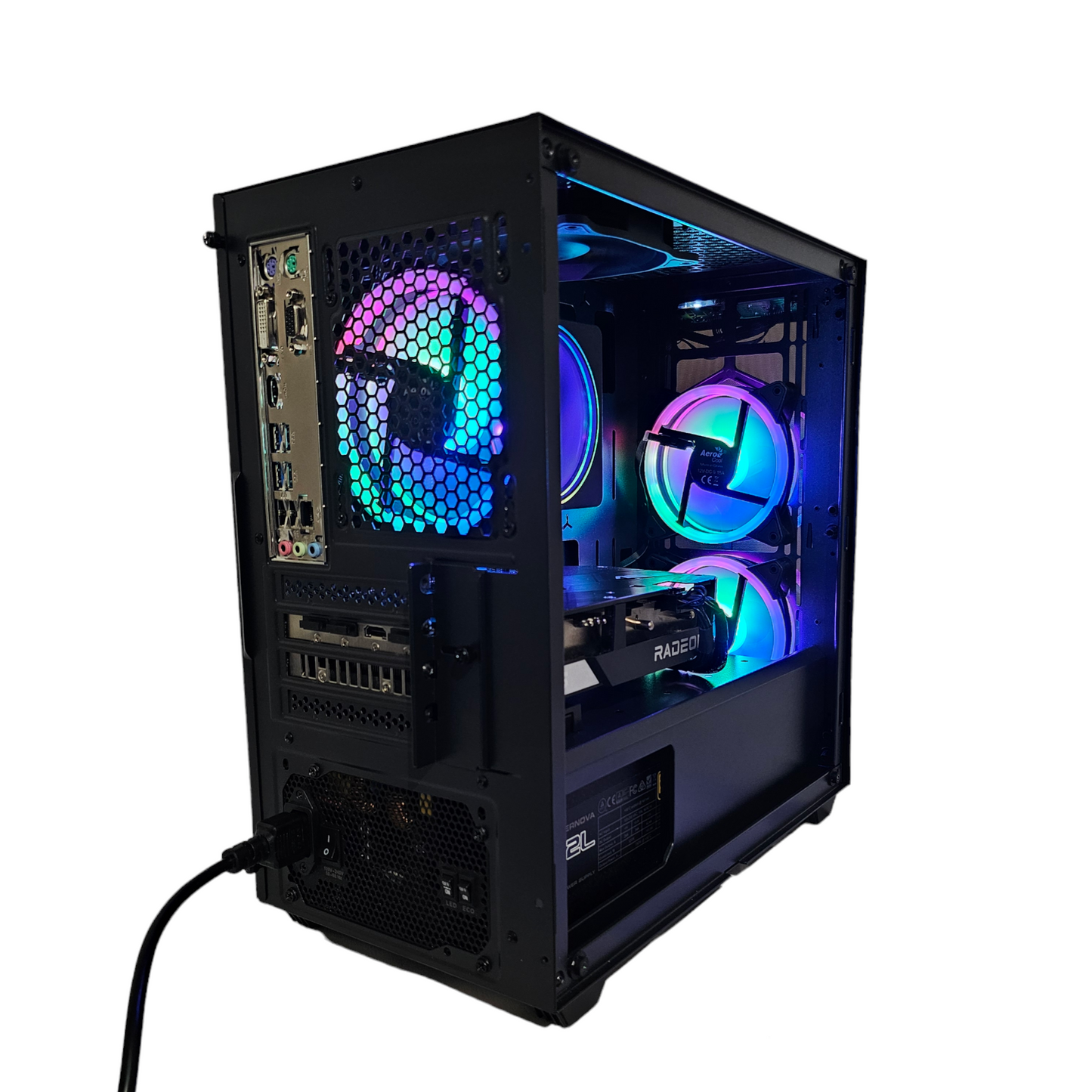 Black Mamba - Ryzen 7, 16GB RAM, RX 6600 XT, 1TB Storage, 128GB SSD Gaming PC - Black (ST1117)